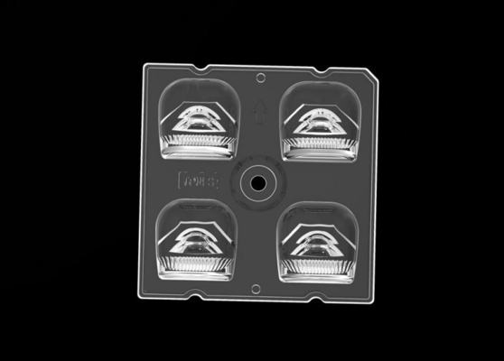 4IN1 TYPE3S 88%-93% di trasmittanza Modulo di illuminazione stradale a LED per dimensioni 50*50mm con materiale per lenti PC