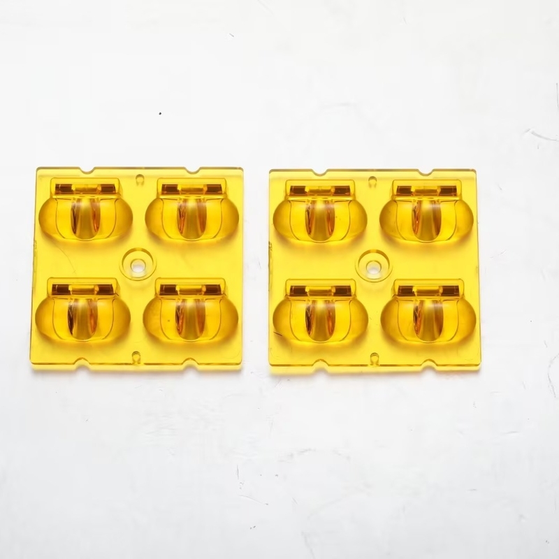 Grado della lente 60x155 dell'iluminazione pubblica di Amber Color PMMA TYPE2-M SMD5050
