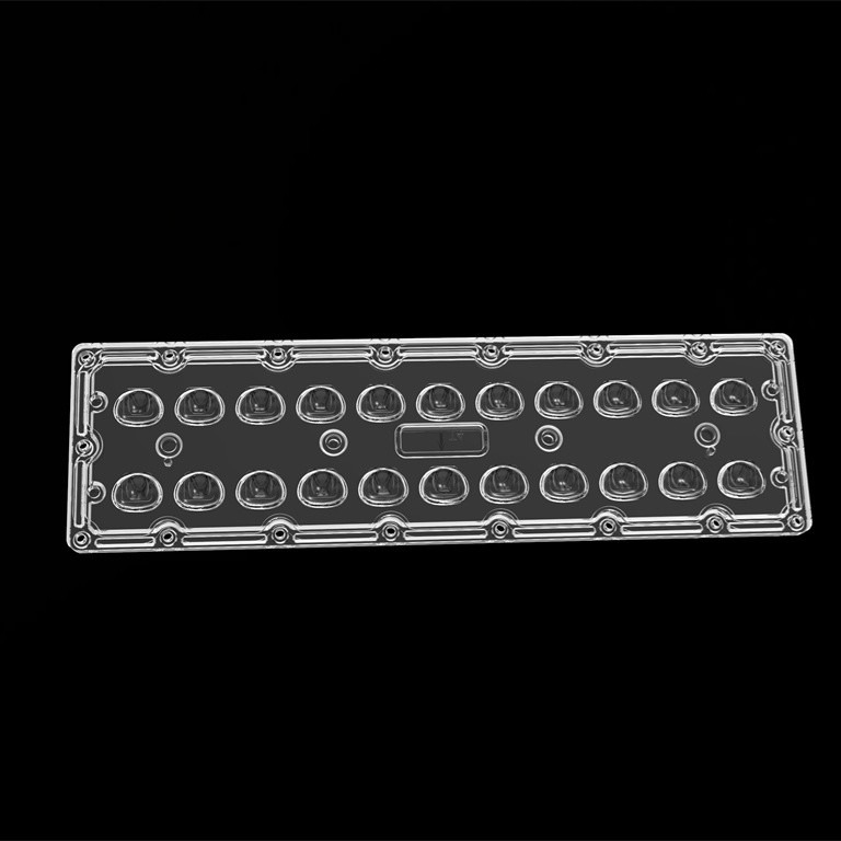 Lente rettangolare di alto potere LED della lente della lente SMD7070 22IN1 TYPE4S dell'iluminazione pubblica del LED