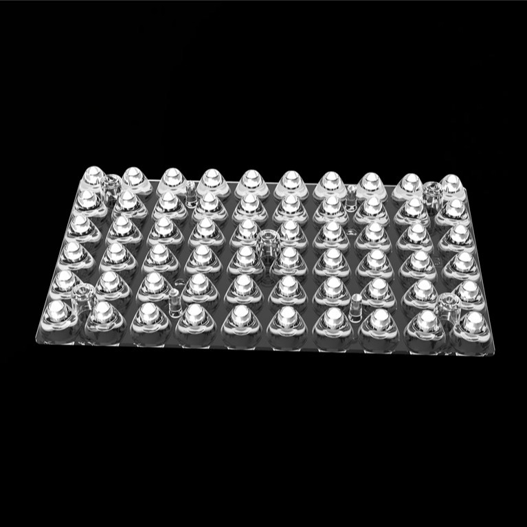 Materiale PC di buona qualità 9 gradi rettangolo 60 in 1 Led Stadium Light Lens Xpg Chips resistente all'acqua