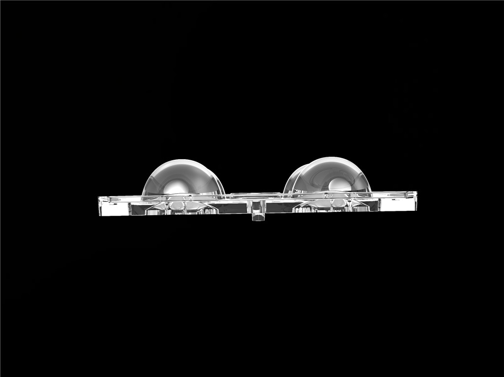 50*50mm 60 Grado 4 in 1 Lente di luce a LED Materiale PC per illuminazione inondazione SMD7070/ 5050/4*3030 LED