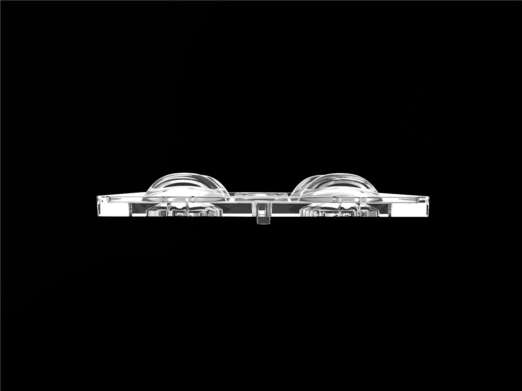 50*50mm 90 gradi 4 in 1 Lenti di luce a LED Materiale PC per illuminazione inondazione SMD7070/ 5050/4*3030 LED