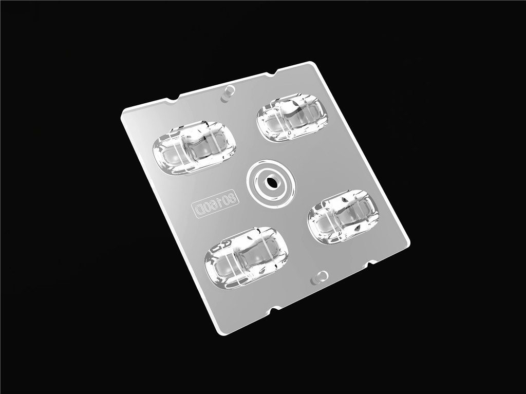 4IN1 50*50mm 80*160 gradi Lens Beam Angle LED Street Lighting Module per illuminazione comunale