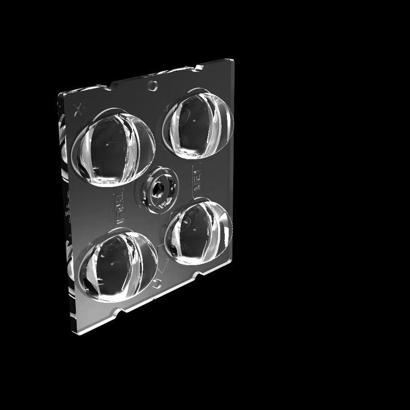 Modulo di illuminazione stradale LED ad alta trasmittanza da 50*50 mm con 4IN1TYPEII,ME1 Lens Type e SMD5050 LED Chips