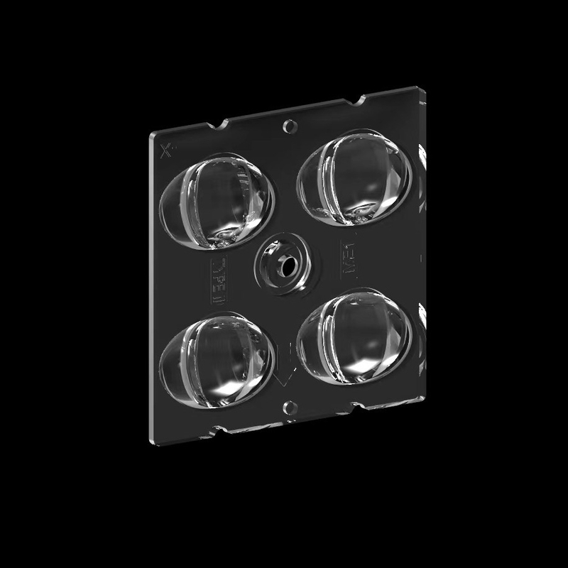 Modulo di illuminazione stradale LED ad alta trasmittanza da 50*50 mm con 4IN1TYPEII,ME1 Lens Type e SMD5050 LED Chips