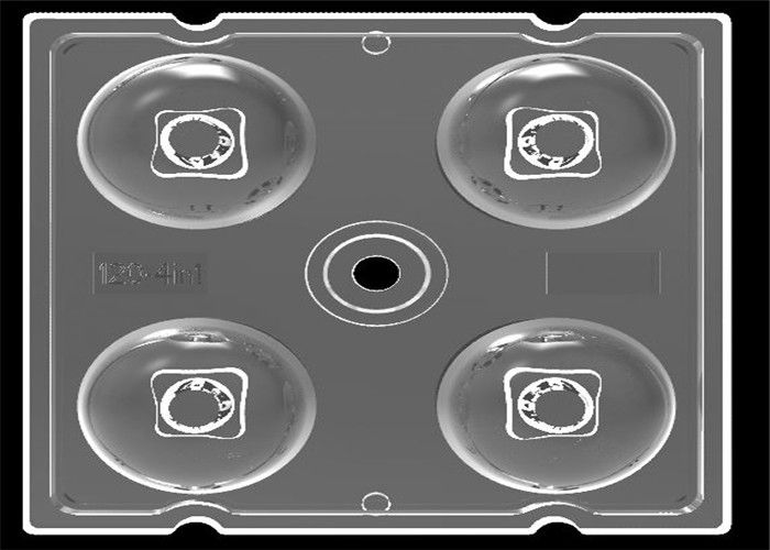 2x2 angolo d'apertura di grado della lente 50*150 dell'iluminazione pubblica di matrice LED con Cree XTE LED