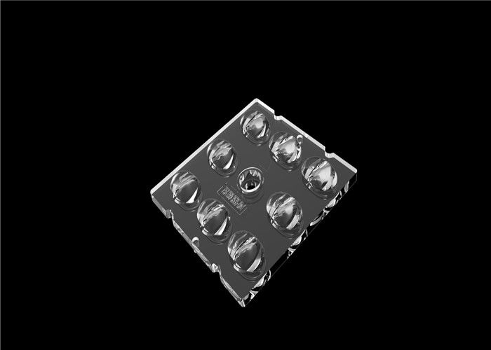 lente del chip di dimensione LED di 50*50mm, lente grandangolare dell'iluminazione pubblica LED con CREE XTE