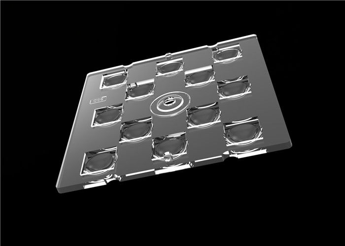 Lente di messa a fuoco della guarnizione LED del silicone, 12 in 1 lente grandangolare del LED per illuminazione della città