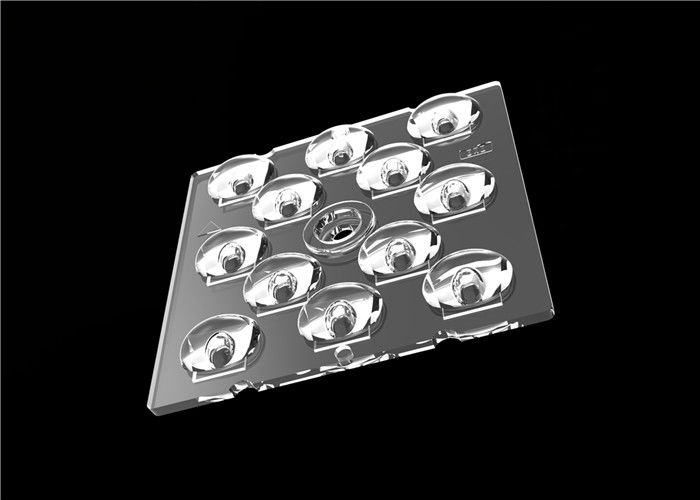Dispositivo ottico Transmissive del Cree LED della lente TYPE3 del PWB di dimensione trasparente del bordo L50*W50mm