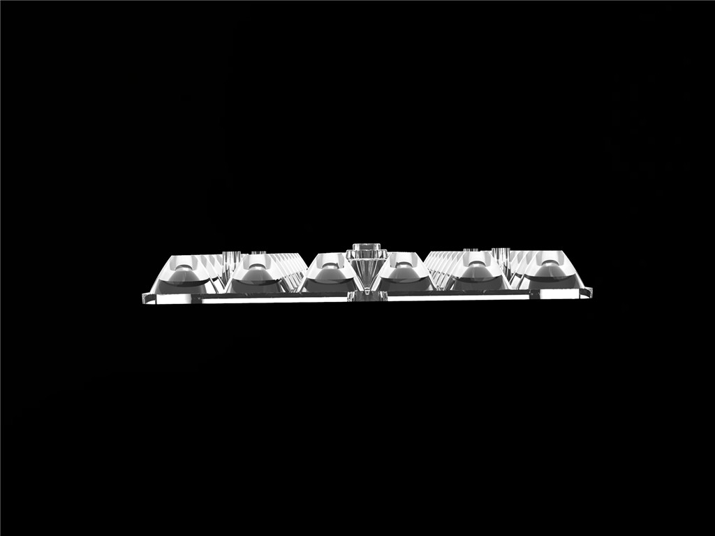 54IN1 30 gradi luce esterna 3030 Lenti a LED PC L'ottica a LED per luci da stadio / luci da campo L144 * W94mm