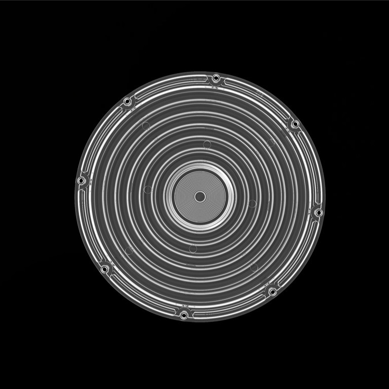 Lenti UFO 90 gradi mm di diametro Lente modulo rotondo per High Bay Light / 2835 3030 PC Lente LED