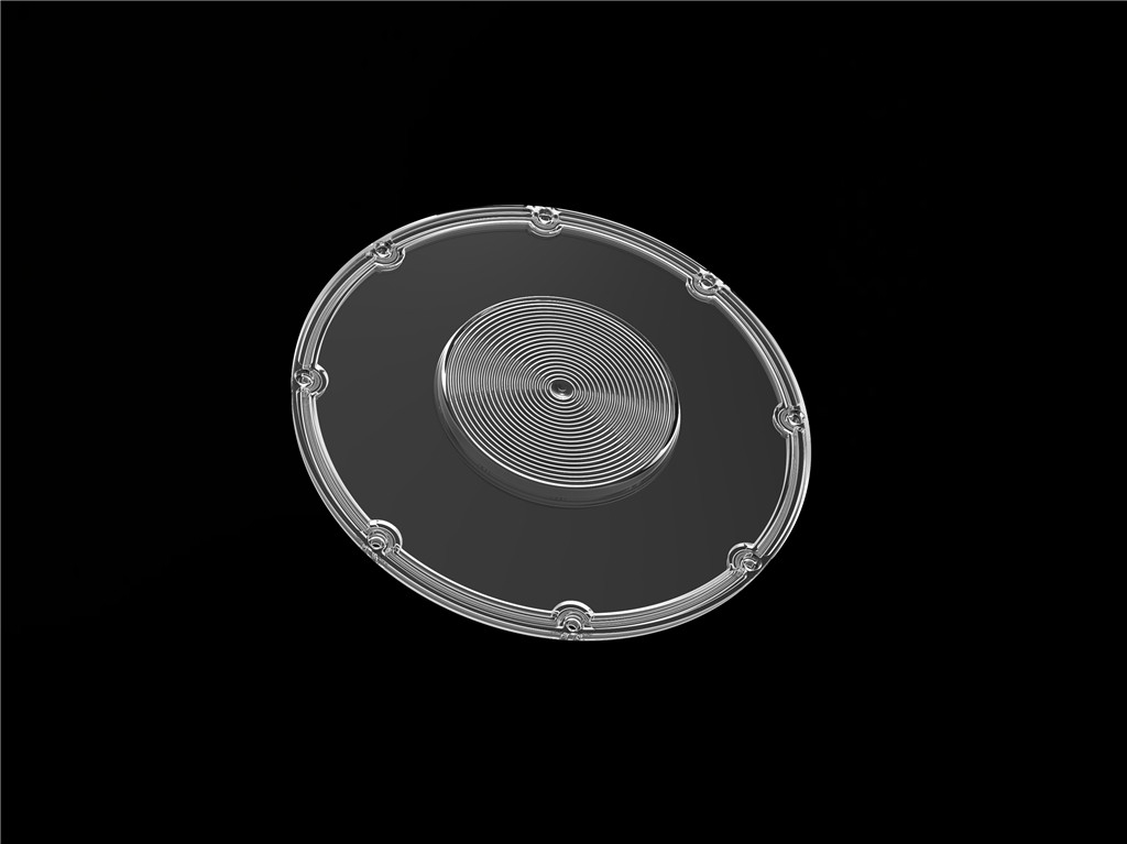 Spark- AC Tipo Φ206mm 120 gradi UFO di plastica Highbay Led Lens 3030 Alta potenza