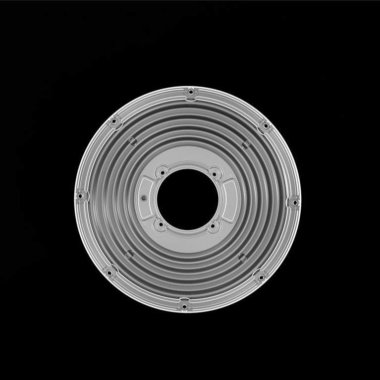206mm di diametro Lente modulo rotondo per High Bay Light UFO Lente 90 gradi φ206mm PC Lente LED