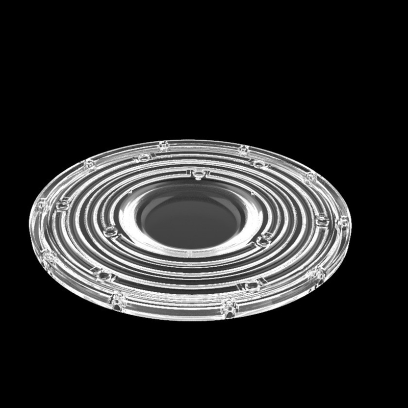 φ235mm UFO rotondo High Bay Light Lens 100W 150W 3030 Led Lampada mineraria Lens 90 gradi Lens ottico a LED