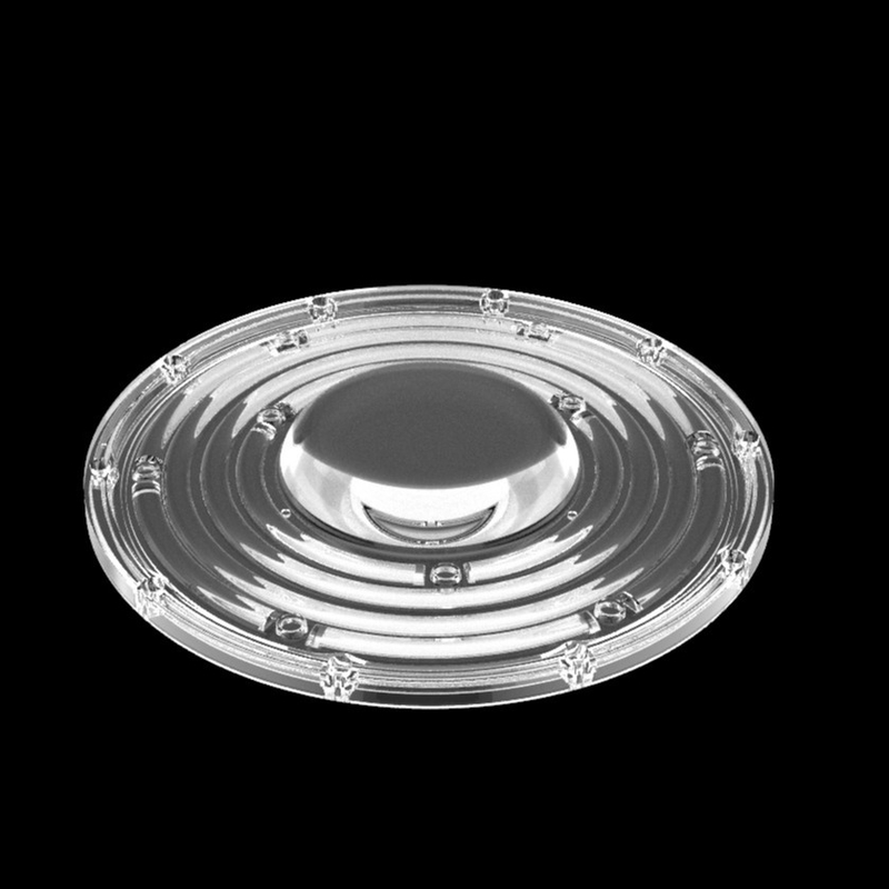 φ235mm UFO rotondo High Bay Light Lens 100W 150W 3030 Led Lampada mineraria Lens 90 gradi Lens ottico a LED