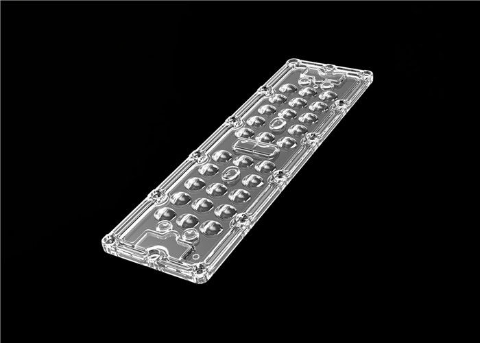 Verticale 28 in 1 lente di grado del modulo 80*150 dell'iluminazione pubblica del LED con il dissipatore di calore