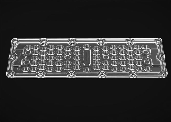 Matrice rettangolare 64 della lente del LED in 1 lente dell'iluminazione pubblica del LED per la lampada all'aperto