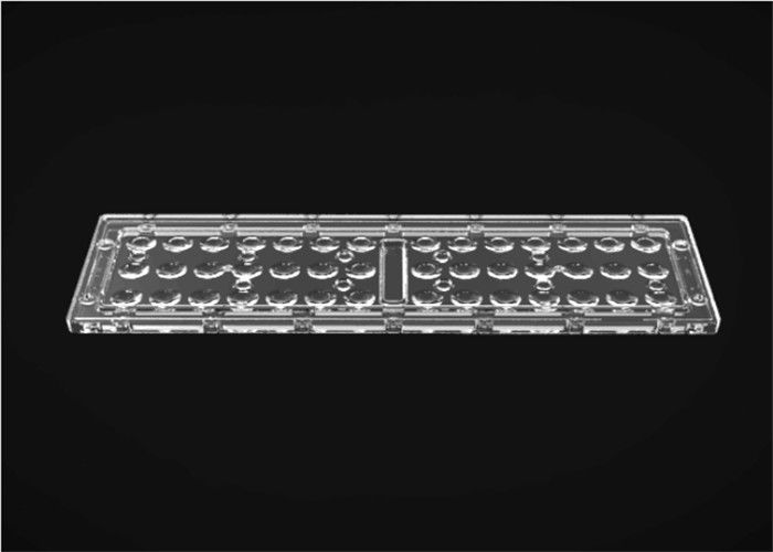80*150 matrice 42 della lente di grado LED in 1 lente dell'iluminazione pubblica del LED con il dissipatore di calore