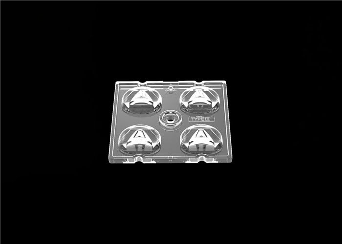 2x2 dimensione delle lenti 50*50mm del modulo dell'iluminazione pubblica del PC LED per illuminazione di zona vasta