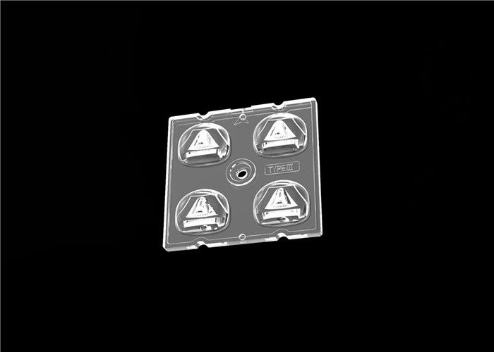 2x2 dimensione delle lenti 50*50mm del modulo dell'iluminazione pubblica del PC LED per illuminazione di zona vasta