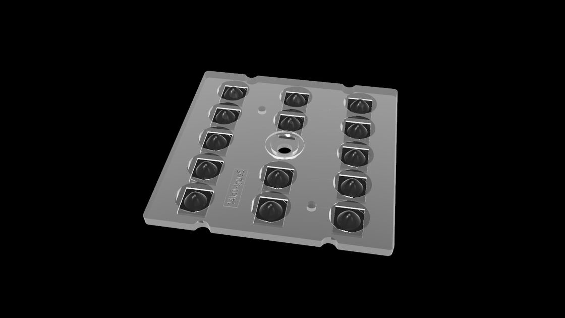 Matrice ultra ampia 14 della lente di distribuzione della luce LED in 1 tipo 5 per illuminazione di parcheggio