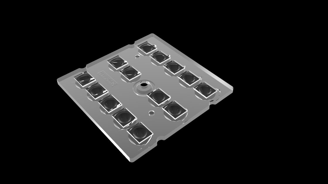 Matrice ultra ampia 14 della lente di distribuzione della luce LED in 1 tipo 5 per illuminazione di parcheggio