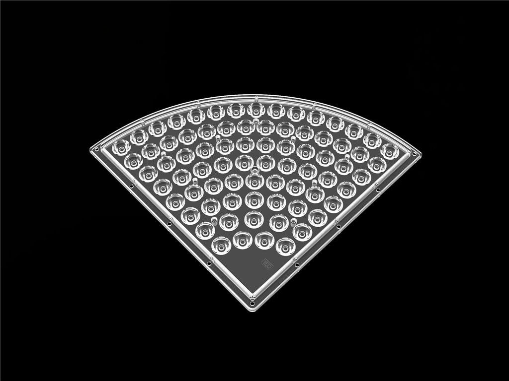Materiale speciale del PC della lente D235*H9.4mm della striscia del riflettore/LED della lente di forma LED
