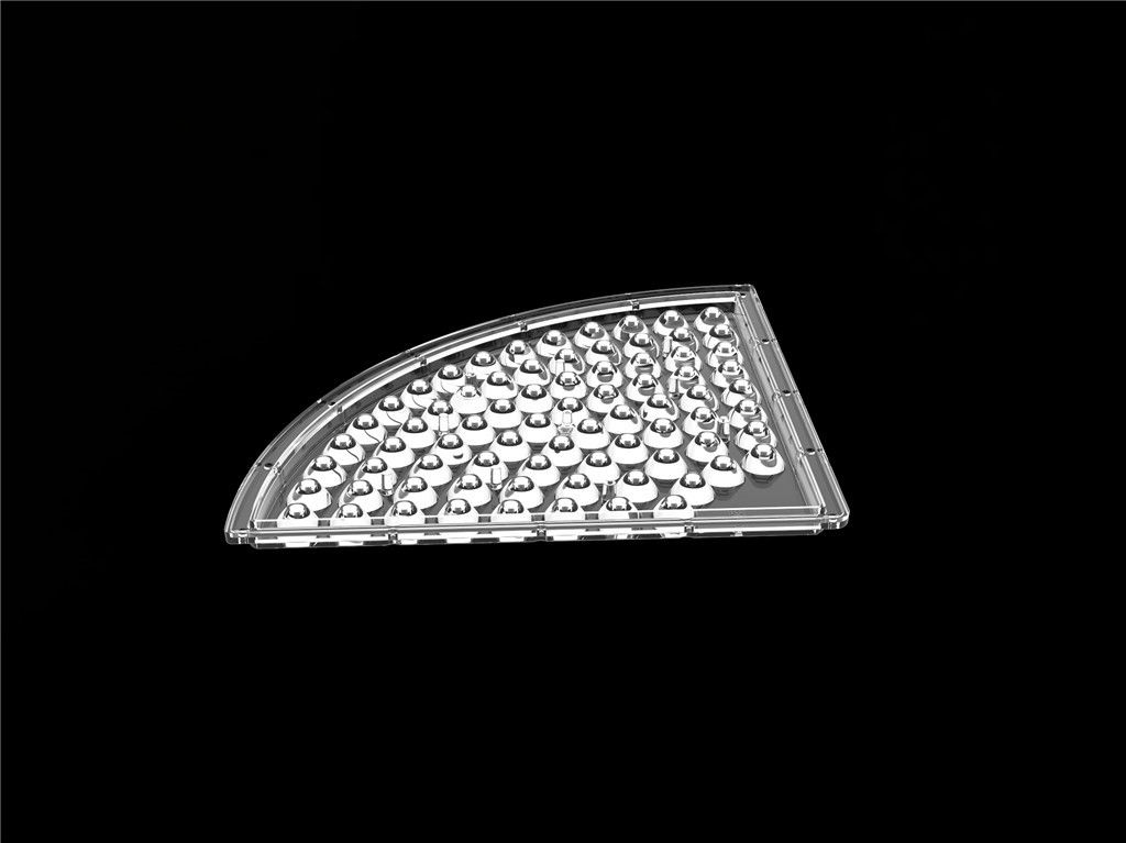 Materiale speciale del PC della lente D235*H9.4mm della striscia del riflettore/LED della lente di forma LED