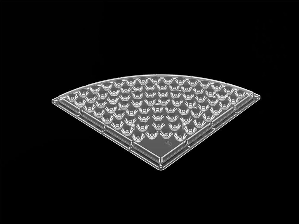 Materiale speciale del PC della lente D235*H9.4mm della striscia del riflettore/LED della lente di forma LED