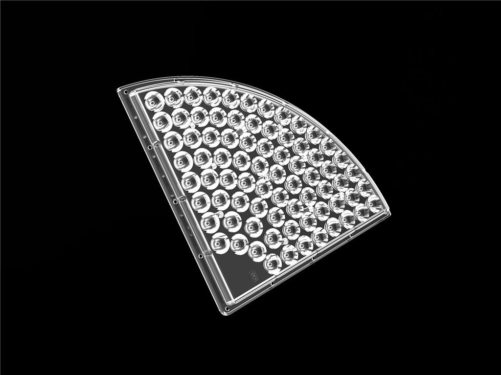 76 in lenti di 1 ottica del LED per l'alta luce della baia un angolo d'apertura da 90 gradi