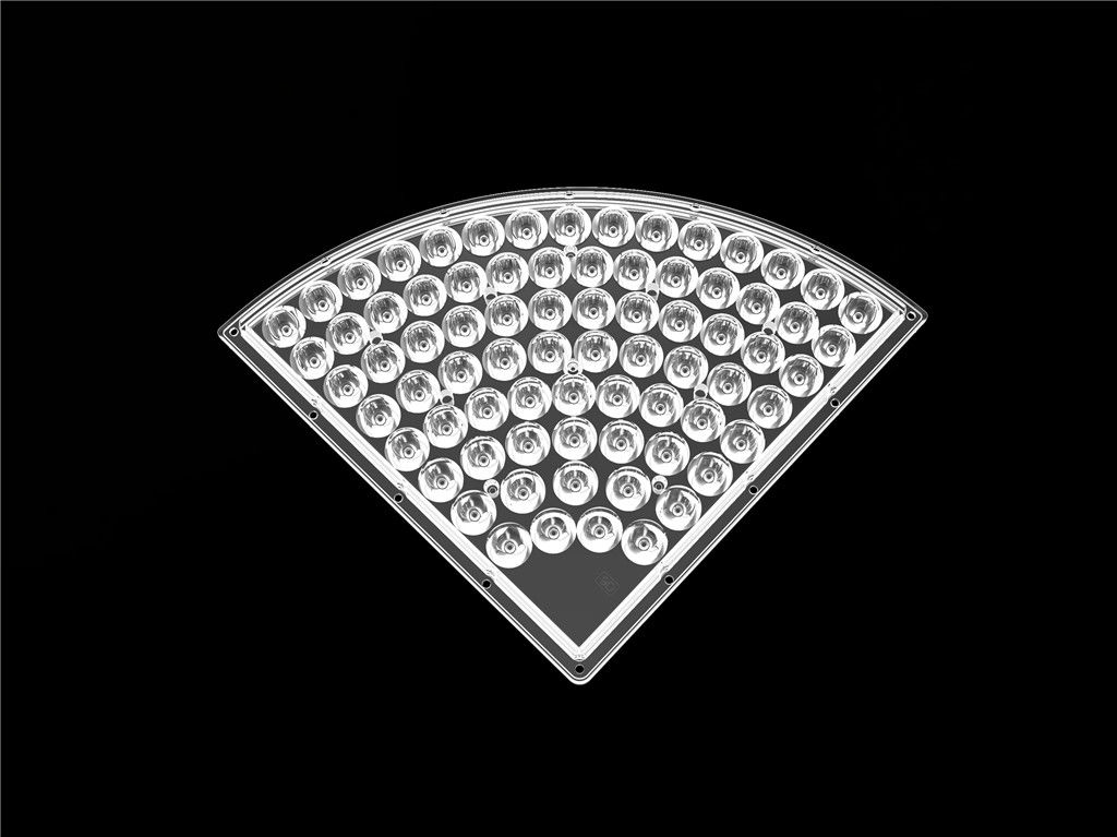 76 in lenti di 1 ottica del LED per l'alta luce della baia un angolo d'apertura da 90 gradi