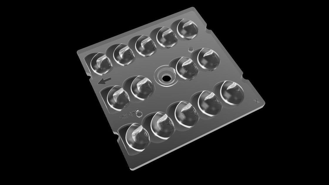 La lente 14 del quadrato LED di PHILIPS SMD3030 in 1, osserva la lente proteggente di SMD LED per illuminazione di via del LED